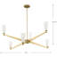 Lustre de luxe moderne à six lumières-364680456