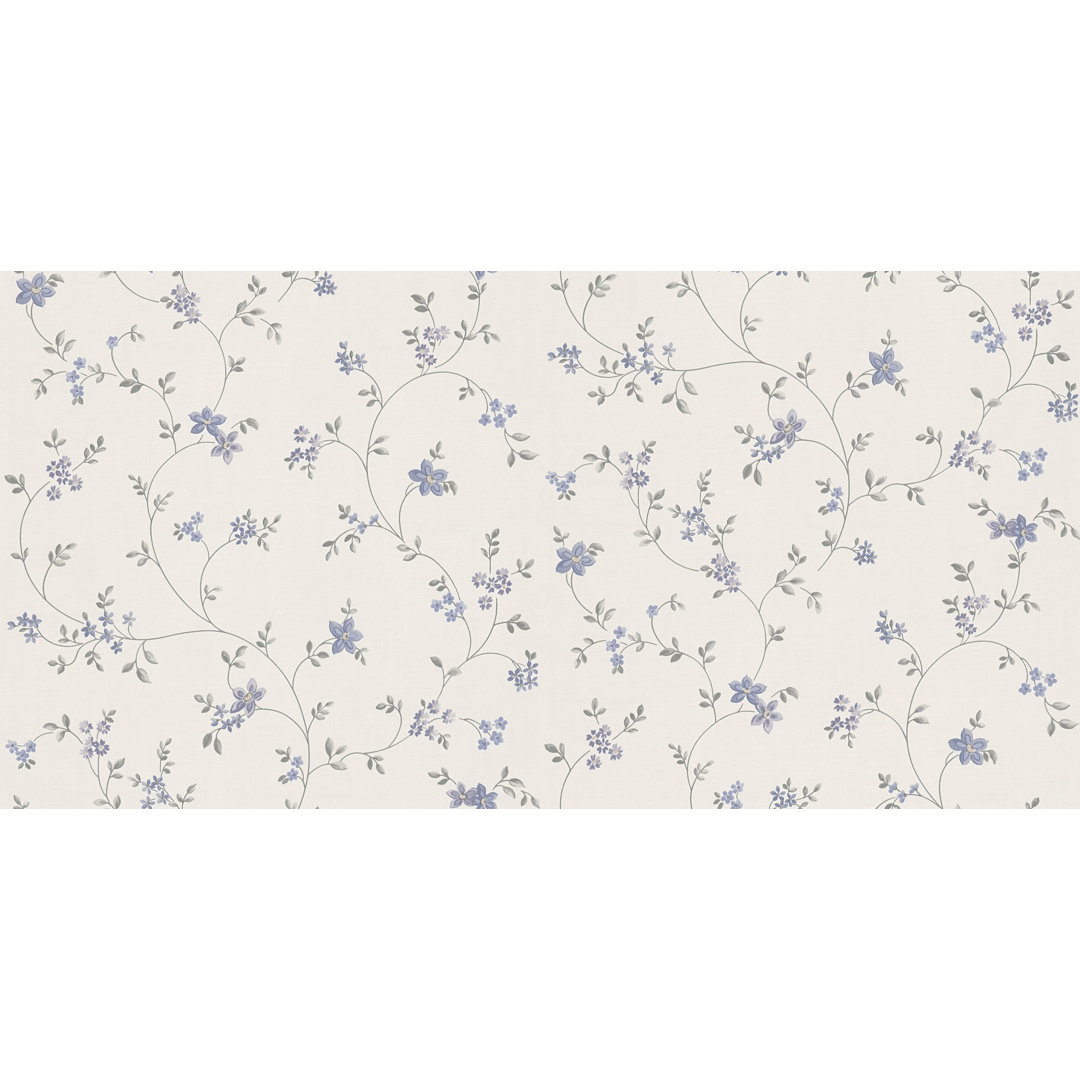 B&Q - Maison Charme Grey Petit Floral Motif Wallpaper Roll - Image 3