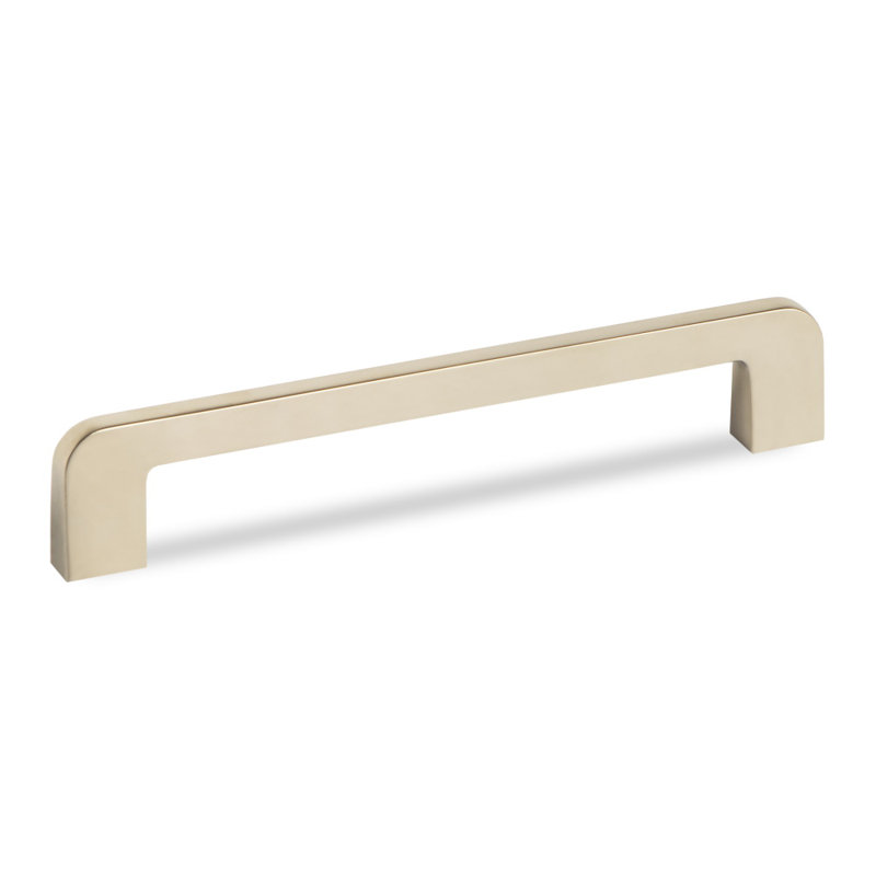 160mm Satin Nickel Slim Curved D-Bar Handle