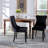 Upholstered Wing-Back Dining Chair With Backstitching Nailhead Trim And Solid Wood Legs-1489942508
