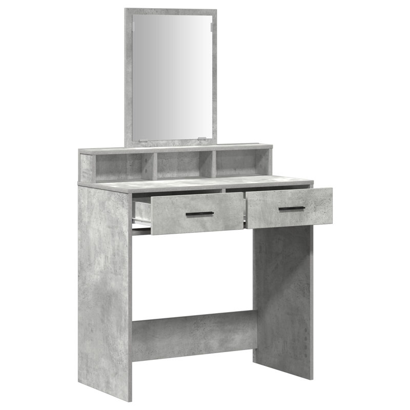 Particle Board With Effect Veneer, Concrete Grey