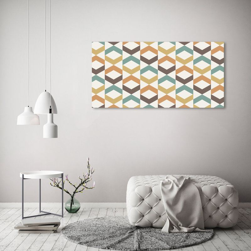 Retro Background - Wrapped Canvas Print