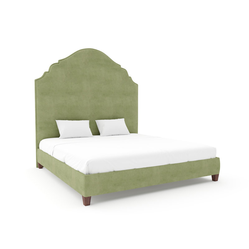 Hamilton Upholstered Bed, Espresso, Maestro Ultra Performance Meadow, Full