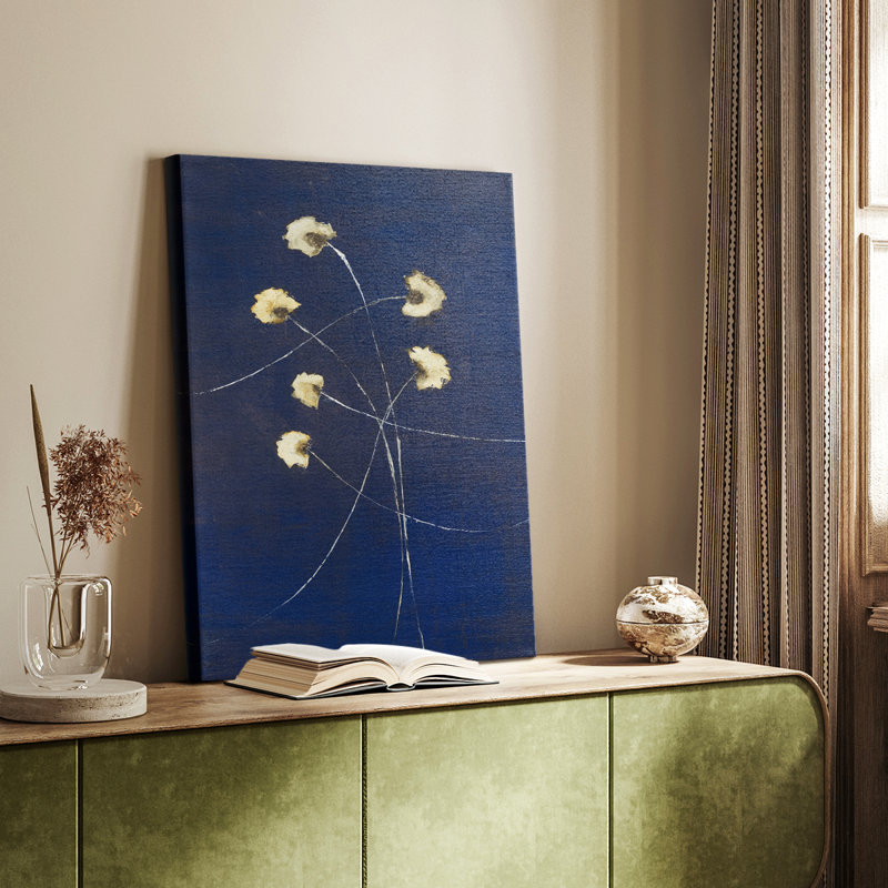 Indigo 2 - Cavas enveloppés de galerie, H 48 po x l 32 po