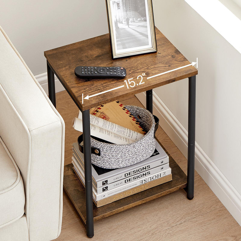Side Table, Brown, Brown/Black