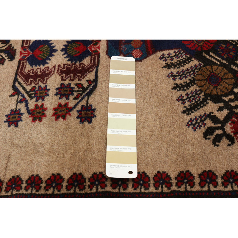 Tapis brun clair Rizbaft 3 pi 0 po x 5 pi 0 po
