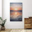 «Coastal Beach Sunrise On The Beach Ocean», reproduction d'art sur toile, impression sur toile-73879536