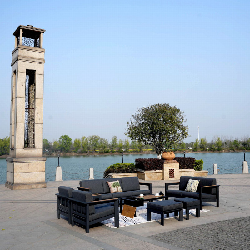 9 - Person Patio Conversation Set with Cushions