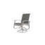 Belle Isle Sling Aluminum Frame Dining Height Swivel Rocker with Marine Grade Polymer Arm Accent-1423647161-1423646810