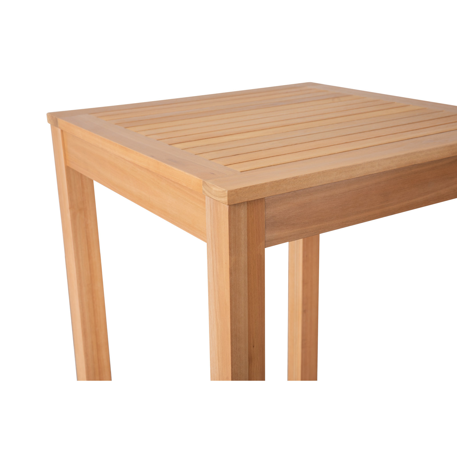 Dustin 32" Eucalyptus Patio Bar Table