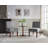 Fabric Accent Chair Set Of 2 With Round Wood Table