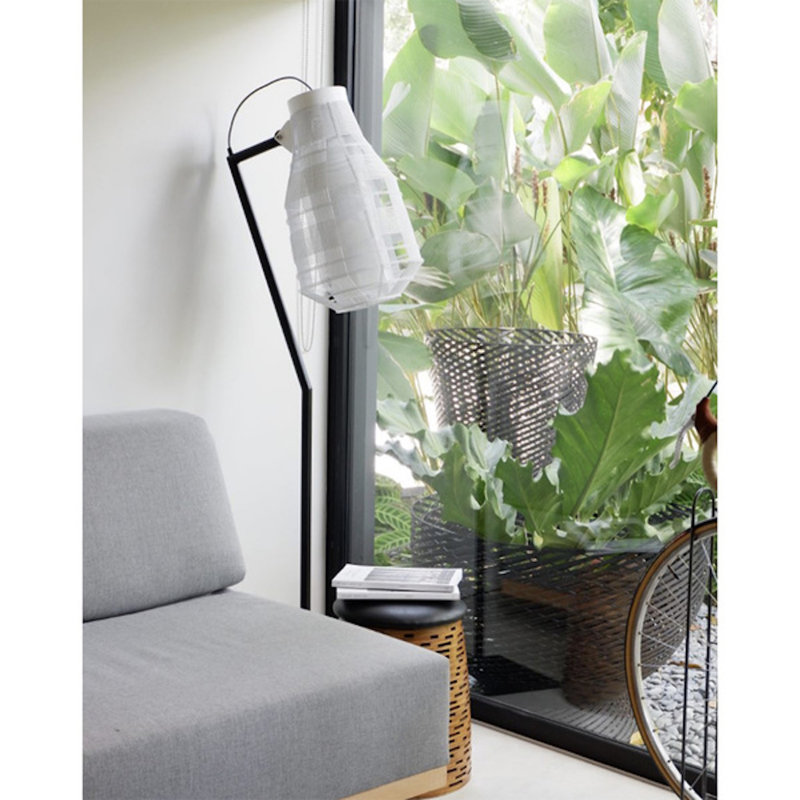 Schema Task Floor Lamp, White