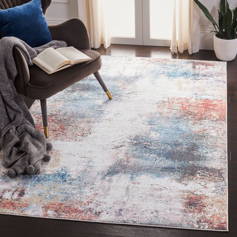 Phoenix Performance Abstract Rug, Rectangle 5'3" x 7'7"