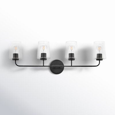 Verbena 4 Light Transparent Dimmable Vanity Light