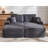 Comfortable Plush Fabric Sectionals, L-shape Modern Sofa For Home