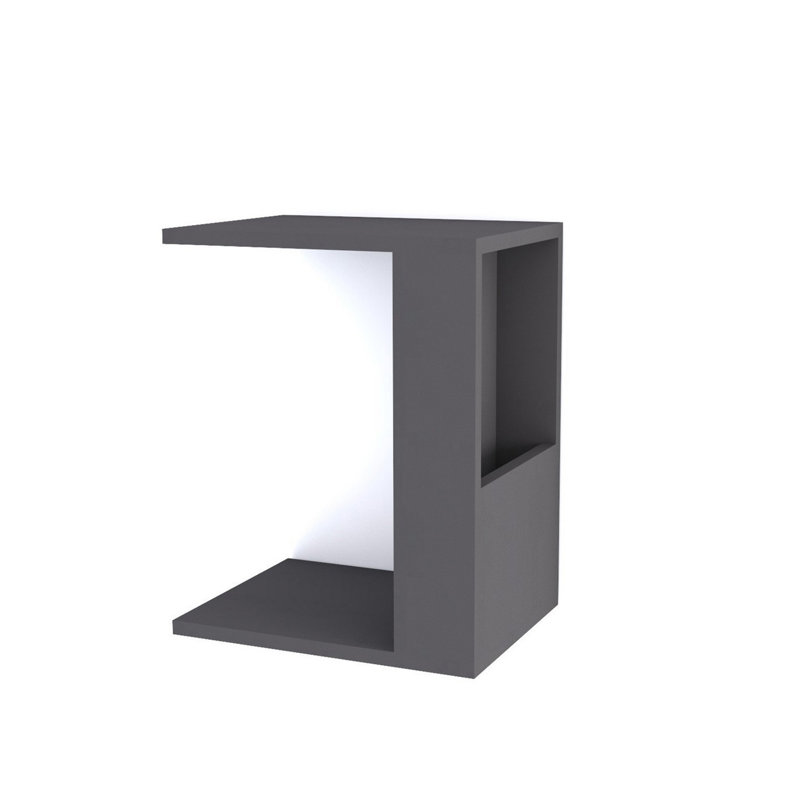 Table de bout Bezell C Table, Anthracite