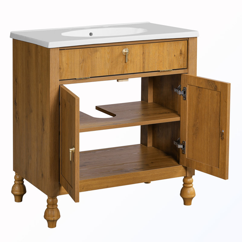 Bathroom Vanity  With Resin Basin