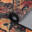 Tapis d'intérieur moderne 100% polyester à motif médaillon Dragomira Copley -220697578