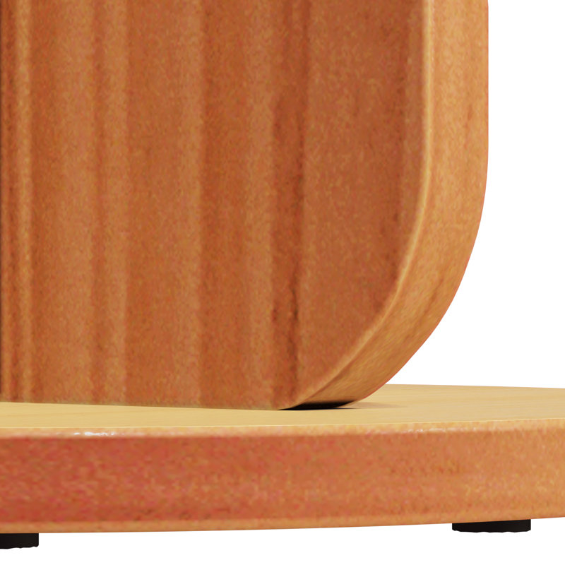 Side Table Solid Pine Wood, Wax Brown