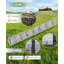 Clôture de ferme robuste avec revêtement en zinc épais-123273362