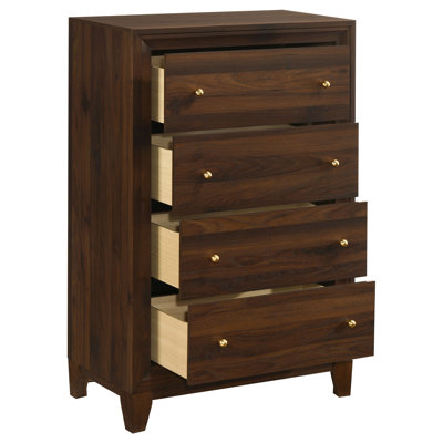 Commode 4 tiroirs noyer
