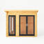 Mercia 10ft x 10ft Studio Pent Log Cabin With UPVC Windows & Doors (44mm)-105863286