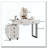 Adjustable-Length Vanity with Cloud LED Mirror