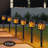 Black Solar Led Outdoor Path Lights-115064482