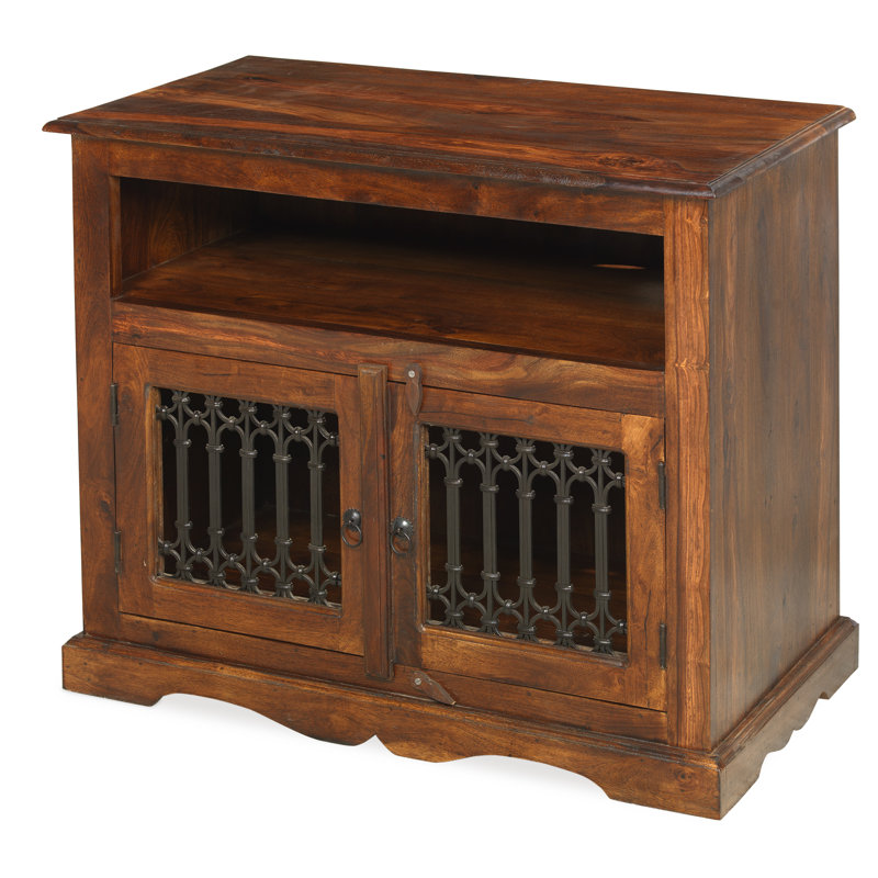 Jali Indian Unfinished TV Stand for TVs up to 32"