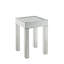 Table de bout miroitante en faux diamants