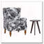 Fauteuil d'appoint à dossier haut