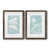 Papier, cadre noyer
