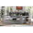 Twin Gray Wooden Daybed With Storage Shelving, Two Compartments And A Study Desk For Bedroom Space Maximization Wood Multi - Layer Layout, Drawers Function Enhancement-874828992
