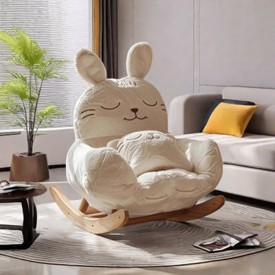 Solid Wood Rocking Chair