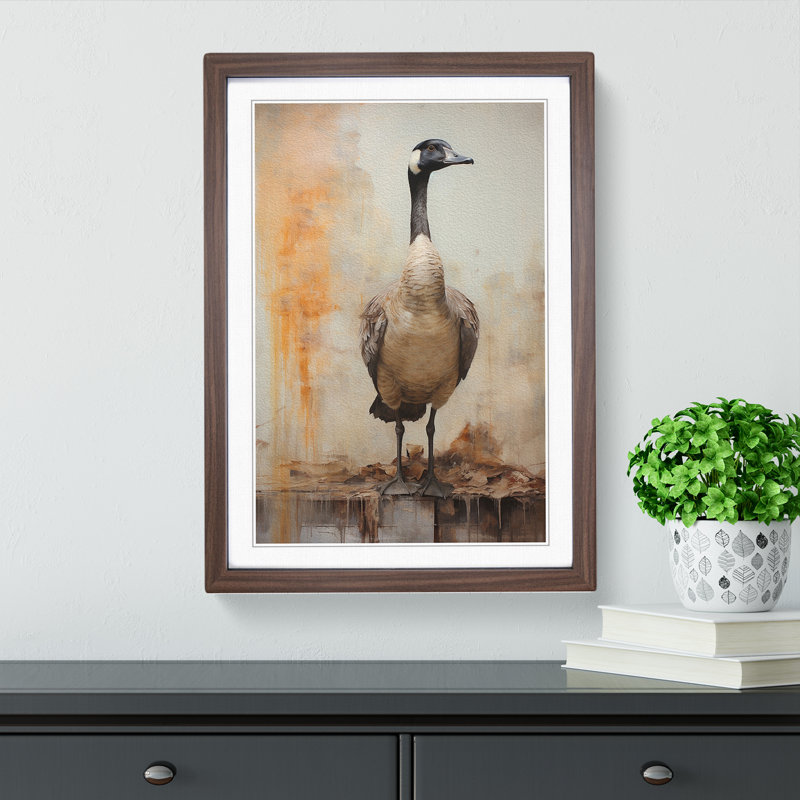 Goose Contemporary - Framed Print
