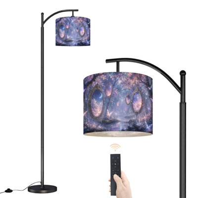  Lampe sur pied Arc Enchanting Fantasy Forest Miroirs suspendus Glowing Butterflies Twilight Tall