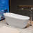 67" X 31.5" Freestanding Soaking Acrylic Bathtub
