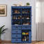Garde-manger avec portes en verre, tiroirs, plateaux de service et tablettes-421702567