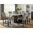 Pentwater Marble Top Solid Wood Base Dining Table