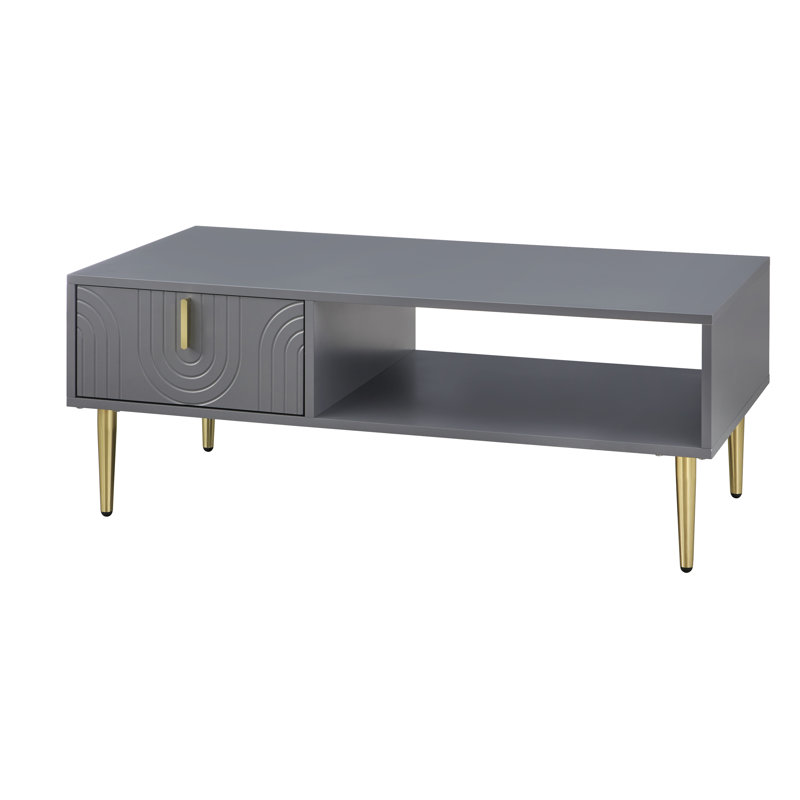 Mallorca Single Coffee Table, Gray