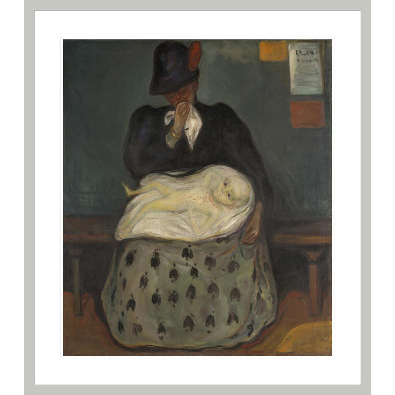 Inheritance by Edvard Munch -Framed Giclee Print, 38.11" H x 33.5" W