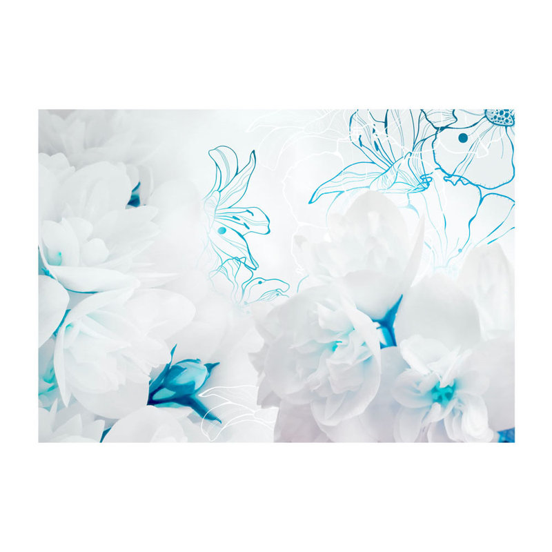 Wall Mural, Blue, 210cm H x 300cm W x 0.02cm D