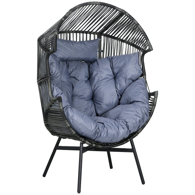 Adlai Steel Outdoor Lounge Chair