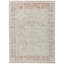 Wool Oriental Area Rug in Rust/Beige