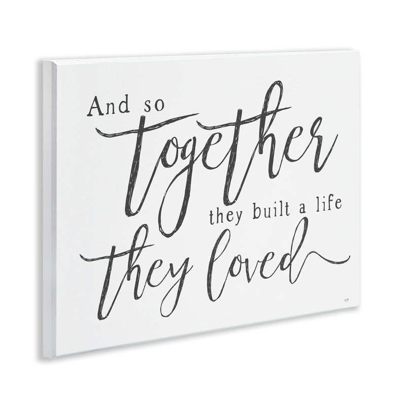 Ensemble de plaques murales Together A Life qu'ils ont adoré, design par Lux + Me Designs