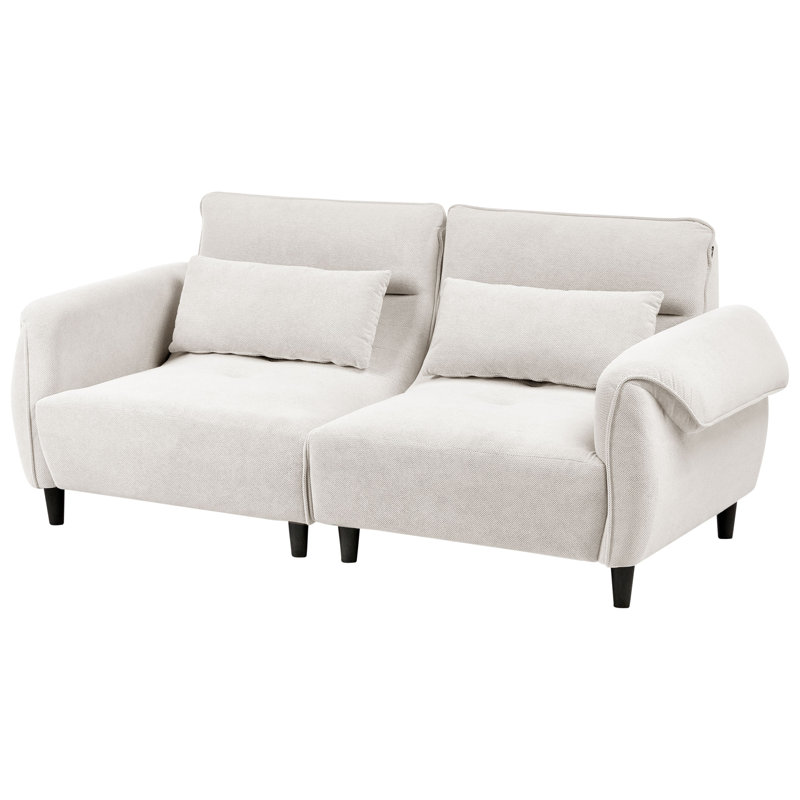 3 Seater Fabric Sofa, Off White