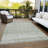 Machine Washable Indoor/Outdoor Xhevrie Green Rug-166866999