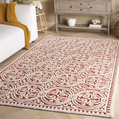 Tapis damassé en laine touffeté à la main Cambridge 123