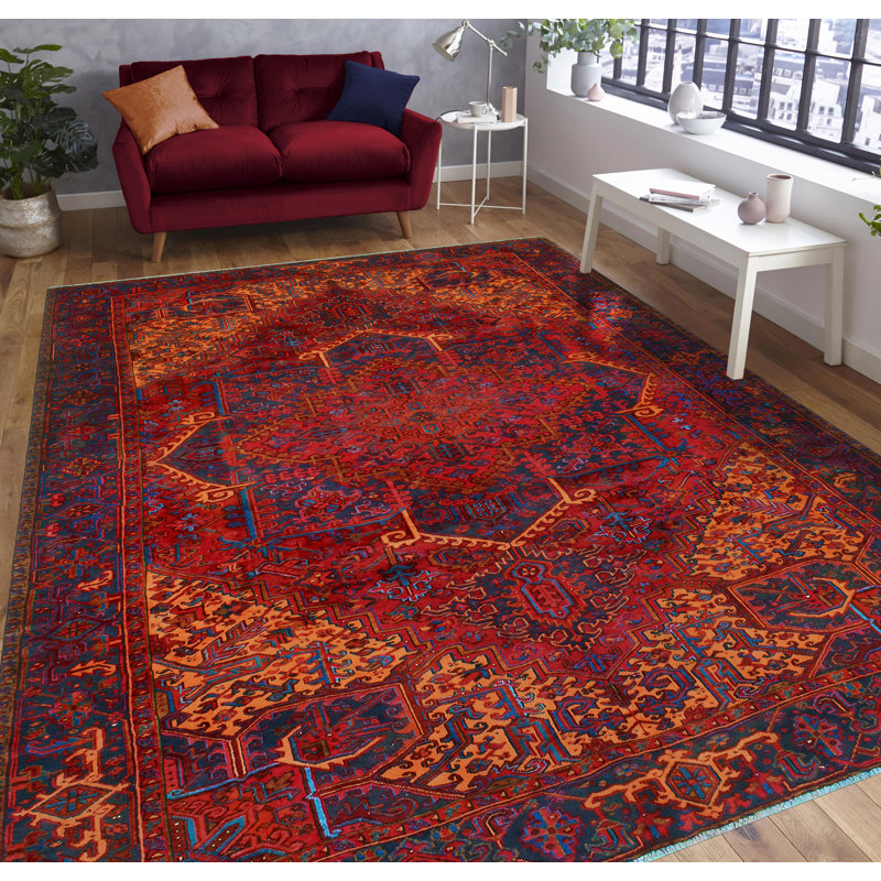 Khylar Heriz Blane Red Rug