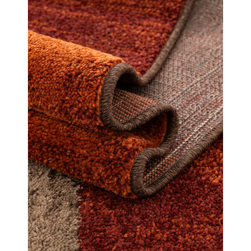 Tapis brun foncé Alair, Ovale 4 pi 1 po x 6 pi 1 po